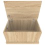 Baúl almacenaje madera contrachapada roble sonoma 70x40x38 cm de vidaXL, Baúles de almacenamiento - Ref: Foro24-816507, Preci...