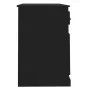 Escritorio con cajón madera contrachapada negro 115x50x75 cm de vidaXL, Escritorios - Ref: Foro24-816473, Precio: 94,59 €, De...