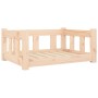 Cama para perros madera maciza de pino 65,5x50,5x28 cm en Camas para perros | Comprar online en Foru.es
