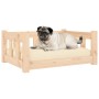 Cama para perros madera maciza de pino 65,5x50,5x28 cm en Camas para perros | Comprar online en Foru.es