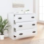 Aparador madera contrachapada blanco brillante 70x35,5x67,5 cm de vidaXL, Aparadores - Ref: Foro24-816226, Precio: 88,05 €, D...