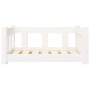 Cama para perros madera maciza de pino blanco 65,5x50,5x28 cm en Camas para perros | Comprar online en Foru.es