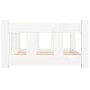 Cama para perros madera maciza de pino blanco 65,5x50,5x28 cm en Camas para perros | Comprar online en Foru.es