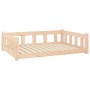Cama para perros madera maciza de pino 105,5x75,5x28 cm en Camas para perros | Comprar online en Foru.es