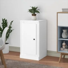 Aparador de madera contrachapada blanco 37,5x35,5x67,5 cm de vidaXL, Aparadores - Ref: Foro24-816200, Precio: 43,02 €, Descue...