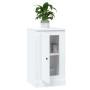 Aparador de madera contrachapada blanco 37,5x35,5x67,5 cm de vidaXL, Aparadores - Ref: Foro24-816200, Precio: 43,52 €, Descue...