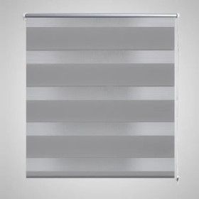 Persiana Cebra 90 x 150 cm Gris de vidaXL, Persianas y estores - Ref: Foro24-240207, Precio: 22,71 €, Descuento: %