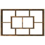 Estantería pared madera ingeniería roble ahumado 85x16x52,5 cm en Armarios y almacenamiento | Comprar online en Foru.es