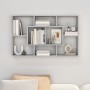 Estantería de pared madera ingeniería gris Sonoma 85x16x52,5 cm en Armarios y almacenamiento | Comprar online en Foru.es