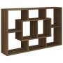 Estantería pared madera ingeniería roble marrón 85x16x52,5 cm en Armarios y almacenamiento | Comprar online en Foru.es