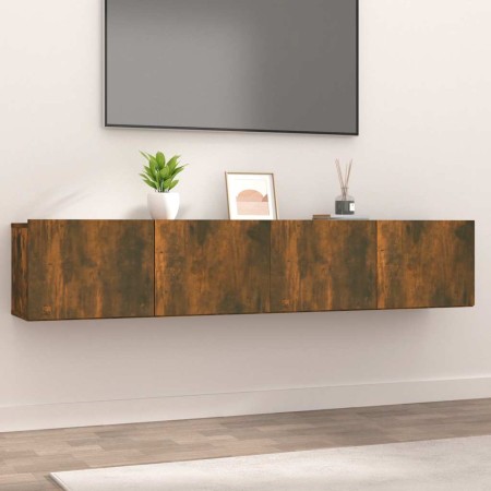 Muebles de TV 2 uds madera ingeniería color roble 80x30x30 cm en Muebles TV | Comprar online en Foru.es