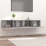 Muebles de TV 2 uds madera ingeniería gris Sonoma 80x30x30 cm en Muebles TV | Comprar online en Foru.es