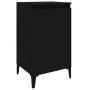 Mesitas de noche 2 uds madera contrachapada negro 40x35x70 cm de vidaXL, Mesitas de noche - Ref: Foro24-819647, Precio: 79,39...