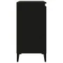 Mesitas de noche 2 uds madera contrachapada negro 40x35x70 cm de vidaXL, Mesitas de noche - Ref: Foro24-819647, Precio: 79,39...