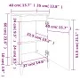 Mesitas de noche 2 uds madera contrachapada negro 40x35x70 cm de vidaXL, Mesitas de noche - Ref: Foro24-819647, Precio: 79,39...