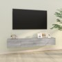 Muebles de pared para TV 2 uds madera gris Sonoma 100x30x30 cm en Muebles TV | Comprar online en Foru.es