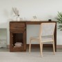 Escritorio cajón madera contrachapada roble marrón 115x50x75 cm de vidaXL, Escritorios - Ref: Foro24-816479, Precio: 106,35 €...