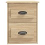 Mesita de noche de pared color roble Sonoma 41,5x36x53 cm de vidaXL, Mesitas de noche - Ref: Foro24-816398, Precio: 50,35 €, ...