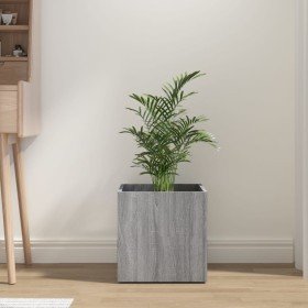 Jardinera Sonoma gris 40x40x40 cm madera de ingeniería en Macetas y jardineras | Comprar online en Foru.es