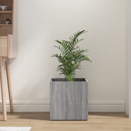 Jardinera Sonoma gris 40x40x40 cm madera de ingeniería en Macetas y jardineras | Comprar online en Foru.es
