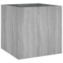 Jardinera Sonoma gris 40x40x40 cm madera de ingeniería en Macetas y jardineras | Comprar online en Foru.es