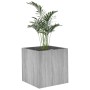 Jardinera Sonoma gris 40x40x40 cm madera de ingeniería en Macetas y jardineras | Comprar online en Foru.es