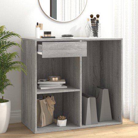 Armario maquillaje madera contrachapada gris Sonoma 80x40x75 cm en Armarios y almacenamiento | Comprar online en Foru.es
