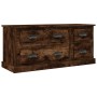 Mueble para TV madera contrachapada roble ahumado 100x35,5x45cm de vidaXL, Muebles TV - Ref: Foro24-816453, Precio: 93,07 €, ...
