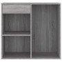 Armario maquillaje madera contrachapada gris Sonoma 80x40x75 cm en Armarios y almacenamiento | Comprar online en Foru.es
