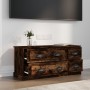 Mueble para TV madera contrachapada roble ahumado 100x35,5x45cm de vidaXL, Muebles TV - Ref: Foro24-816453, Precio: 93,07 €, ...