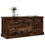 Mueble para TV madera contrachapada roble ahumado 100x35,5x45cm de vidaXL, Muebles TV - Ref: Foro24-816453, Precio: 93,07 €, ...
