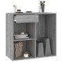 Armario maquillaje madera contrachapada gris Sonoma 80x40x75 cm en Armarios y almacenamiento | Comprar online en Foru.es