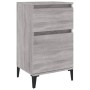 Mesita de noche color gris sonoma 40x35x70 cm de vidaXL, Mesitas de noche - Ref: Foro24-819720, Precio: 51,98 €, Descuento: %