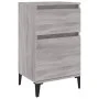 Mesita de noche color gris sonoma 40x35x70 cm de vidaXL, Mesitas de noche - Ref: Foro24-819720, Precio: 49,66 €, Descuento: %