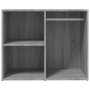Mueble vestidor madera contrachapada gris Sonoma 80x40x65 cm en Armarios y almacenamiento | Comprar online en Foru.es
