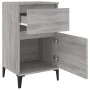 Mesita de noche color gris sonoma 40x35x70 cm de vidaXL, Mesitas de noche - Ref: Foro24-819720, Precio: 49,66 €, Descuento: %