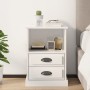 vidaxL Mesita de noche blanco brillante 43x36x60 cm de vidaXL, Mesitas de noche - Ref: Foro24-816332, Precio: 61,14 €, Descue...