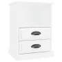 vidaxL Mesita de noche blanco brillante 43x36x60 cm de vidaXL, Mesitas de noche - Ref: Foro24-816332, Precio: 58,56 €, Descue...