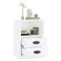 vidaxL Mesita de noche blanco brillante 43x36x60 cm de vidaXL, Mesitas de noche - Ref: Foro24-816332, Precio: 58,56 €, Descue...