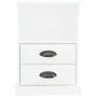 vidaxL Mesita de noche blanco brillante 43x36x60 cm de vidaXL, Mesitas de noche - Ref: Foro24-816332, Precio: 58,56 €, Descue...