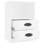 vidaxL Mesita de noche blanco brillante 43x36x60 cm de vidaXL, Mesitas de noche - Ref: Foro24-816332, Precio: 58,56 €, Descue...