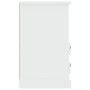 vidaxL Mesita de noche blanco brillante 43x36x60 cm de vidaXL, Mesitas de noche - Ref: Foro24-816332, Precio: 61,14 €, Descue...