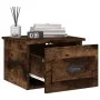 Smoked oak wall bedside table 41.5x36x28 cm by vidaXL, Nightstands - Ref: Foro24-816386, Price: 33,17 €, Discount: %