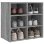 Mueble zapatero color gris Sonoma 52,5x30x50 cm en Armarios y almacenamiento | Comprar online en Foru.es