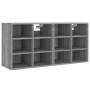 Mueble zapatero 2 uds color gris Sonoma 52,5x30x50 cm en Armarios y almacenamiento | Comprar online en Foru.es
