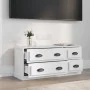 Mueble para TV madera contrachapada blanco 100x35,5x45 cm de vidaXL, Muebles TV - Ref: Foro24-816448, Precio: 61,60 €, Descue...