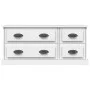 Mueble para TV madera contrachapada blanco 100x35,5x45 cm de vidaXL, Muebles TV - Ref: Foro24-816448, Precio: 61,60 €, Descue...