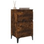 Mesita de noche color roble ahumado 40x35x70 cm de vidaXL, Mesitas de noche - Ref: Foro24-819718, Precio: 47,21 €, Descuento: %