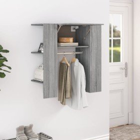 Mueble de recibidor madera ingeniería gris Sonoma 97,5x37x99 cm en Armarios y almacenamiento | Comprar online en Foru.es