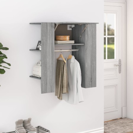 Mueble de recibidor madera ingeniería gris Sonoma 97,5x37x99 cm en Armarios y almacenamiento | Comprar online en Foru.es